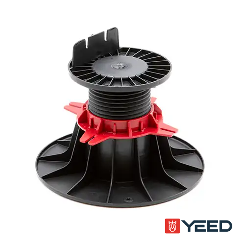 Adjustable wooden pedestal YEED® RIN090150L 3.54" to 5.90"